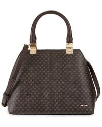 Calvin Klein - Monogram Top Handle Bag - Lyst
