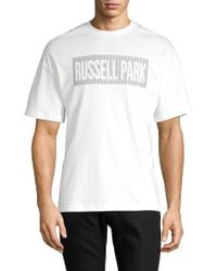 Russell Park Graphic Cotton Tee - White