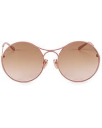 Chloé - Core 58mm Round Sunglasses - Lyst