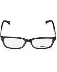 COACH - 52Mm Rectangle Eyeglasses - Lyst