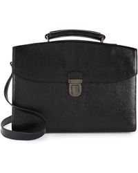 robert graham leather briefcase