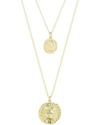 Shashi - 18k Gold-plated Double Armor Necklace - Lyst
