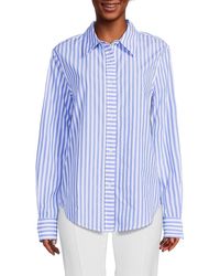 Solid & Striped - Lauren Stripe Button Down Shirt - Lyst