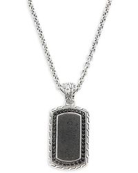 John Hardy - Classic Sterling Silver & Multi Stone Pendant Necklace - Lyst