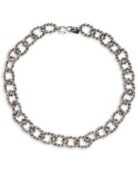 Kenneth Jay Lane - Plated Link Necklace - Lyst
