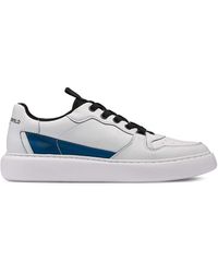 Karl Lagerfeld - Two Tone Leather Sneakers - Lyst