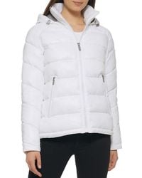 Guess - Hooded Puffer Jacket - Lyst