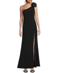 Lulus - Divine Poise One-Shoulder Rose Maxi Dress - Lyst
