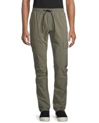 American Stitch Nylon Cargo Pants - Green