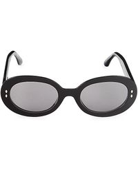 Isabel Marant 53mm Oval Sunglasses - Black