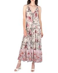 SECRET MISSION - Super Natural Emma Floral Maxi Dress - Lyst