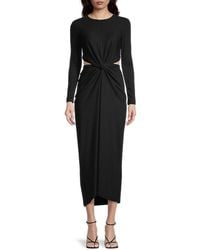 Significant Other - Odelia Twisted Cut-out Ribbed Maxi Dress - Lyst