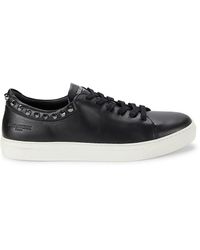 Zadig & Voltaire - Fred Studded Leather Sneakers - Lyst