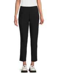 Karl Lagerfeld - Flat Front Cropped Pants - Lyst