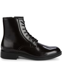 calvin klein keigan box leather boots