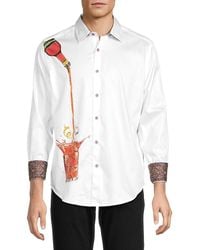 Robert Graham - 'Bevande Graphic Long Sleeve Shirt - Lyst