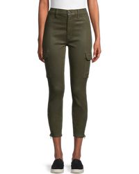 7 For All Mankind Skinny-fit Cargo Pants - Green