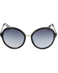 Kate Spade - Annabeth 55mm Round Sunglasses - Lyst