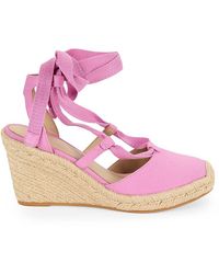 Stuart Weitzman - Espadrille Wedge Pumps - Lyst