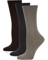 Hue 3-pack Stretch Crew Socks - Multicolor