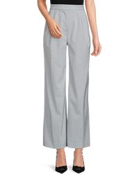 DKNY - Pleated Front Pants - Lyst