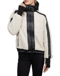 Kendall + Kylie Kendall + Kylie Reversible Faux Fur Mixed Media Jacket - White