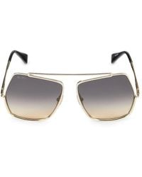 Max Mara - 58Mm Aviator Sunglasses - Lyst