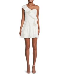 French Connection - Florida Ruffle Mini Dress - Lyst
