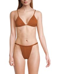 WeWoreWhat - Cooper Triangle Bikini Top - Lyst