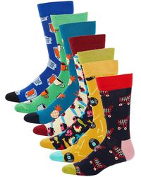 Happy Socks - 7-pack Seven Days Of The Week Assorted Socks Gift Set - Lyst