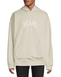 Balenciaga - Logo Drop Shoulder Hoodie - Lyst
