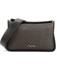 Calvin Klein - Fay Monogram Shoulder Bag - Lyst