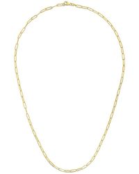 Saks Fifth Avenue - 14k Yellow Gold Paper Clip Chain Necklace - Lyst