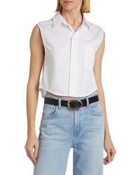 Citizens of Humanity - Anders Sleeveless Crop Top - Lyst