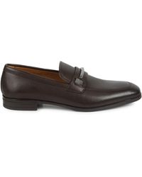 hugo boss portland solid bit loafer