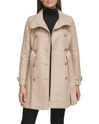 Guess - Water Resistant Belted Double Breasted Trench Coat - Lyst