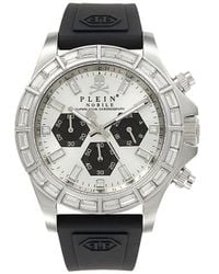 Philipp Plein - Nobile Racing 43mm Stainless Steel & Silicone Strap Chronograph Watch - Lyst