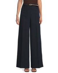 BCBGMAXAZRIA - Wide-Leg Belted Pants - Lyst