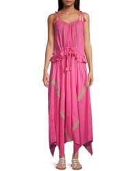 Ramy Brook - Alma Tassel Cover-Up Maxi Dress - Lyst