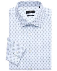 hugo boss white formal shirt
