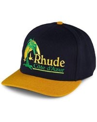 Rhude - Azur Coast Wool Baseball Cap - Lyst