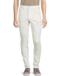 Hudson Jeans - Zack Splatter Skinny Jeans - Lyst