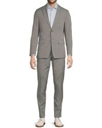 DKNY - Grid Slim-Fit Two-Button Suit - Lyst