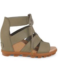 sorel sandals wedge