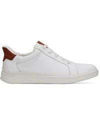 Rockport - Tynnar Step-Activated Leather Slip-On Sneakers - Lyst