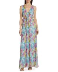 Ramy Brook - Mila Watercolor Maxi Dress - Lyst