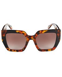 Just Cavalli - 53mm Square Cat Eye Sunglasses - Lyst
