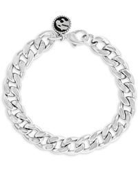 Effy Sterling Silver Flat Curb Chain Bracelet - Metallic