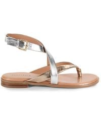 Sanctuary - Sincere Strappy Leather Flat Sandals - Lyst