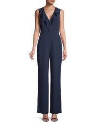 bcbg blue jumpsuit